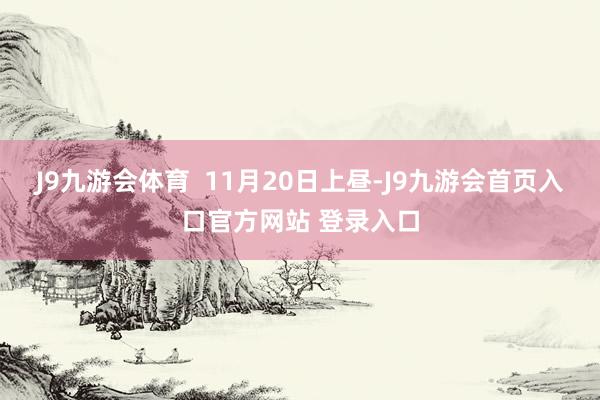 J9九游会体育  11月20日上昼-J9九游会首页入口官方网站 登录入口